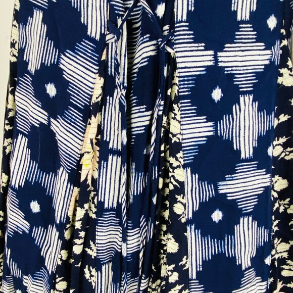 Anthropologie Maeve Floral Abstract Women's XS Indiga Swing Dress - Picture 7 of 11